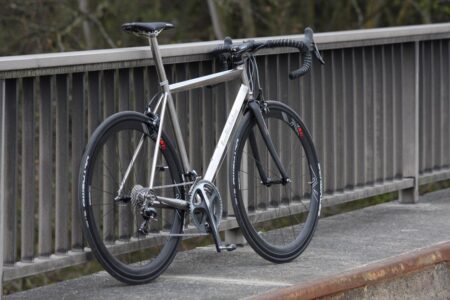 Unleash Your Inner Speed Demon with the Stunning Limited Edition Van Nicholas Astraeus Titanium Race Bike!