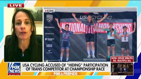 Trans athlete triumphs in USA Cycling women’s event amid protests and outspoken rivals