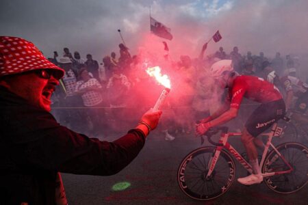 Fans Standing on Cemetery Graves to Watch Tour de France Stage 2 Finale Sparks Outrage
