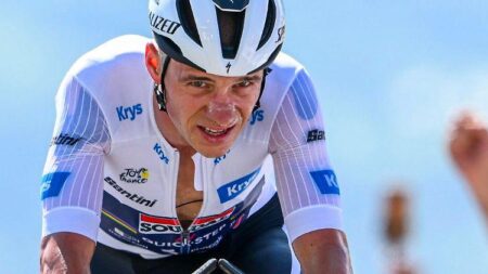 Remco Evenepoel Struggles Through Brutal Mountain Time Trial in Tour de France