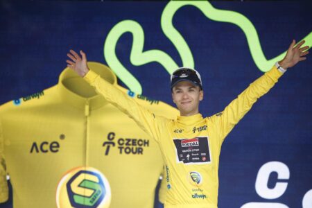 Luke Lamperti Charges to Thrilling Victory with Bold Long Sprint in Stage 1 of Czech Tour