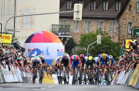 Dramatic Twist in Deutschland Tour Stage 3: Søren Wærenskjold Seizes Victory Following Van Poppel’s Relegation