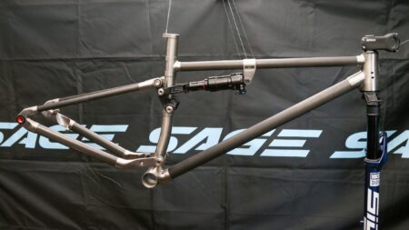 Sage Previews Titanium Full Suspension MTB Project with Carbon/Ti Prototype