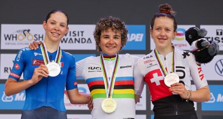 Spain’s Paula Ostiz Powers to Thrilling Victory in Junior Road Race at World Championships