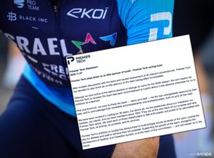 Premier Tech Withdraws from Israel-Premier Tech Sponsorship, Citing Unbearable Conditions Despite Rebranding Premier Tech Withdraws from Israel-Premier Tech Sponsorship, Citing Unbearable Conditions Despite Rebranding